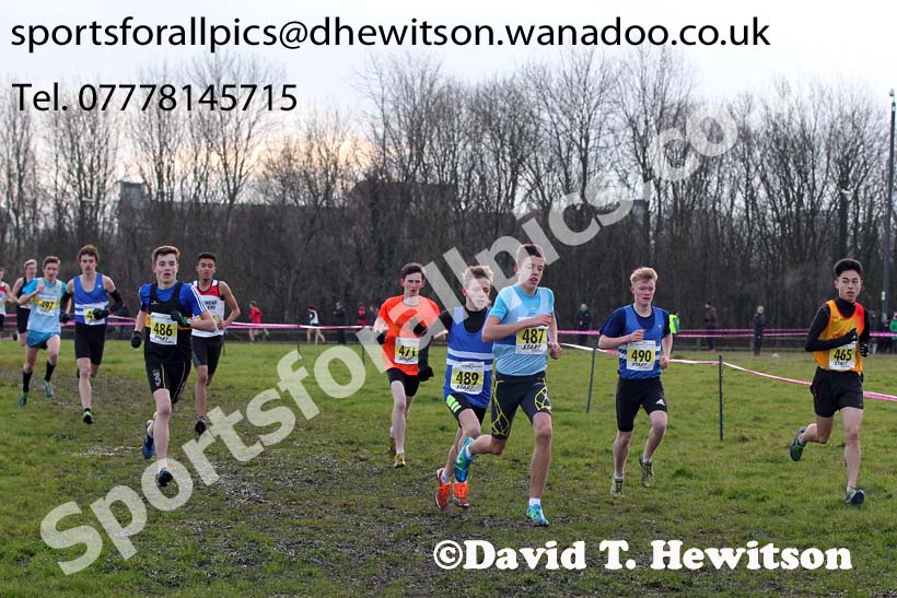 Mens under-17s North Eastern Cross Country Chanpionships. Photo: David T. Hewitson/Sports for All Pics